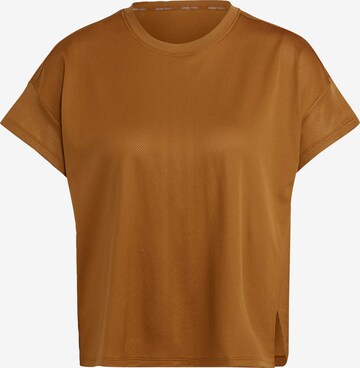 ADIDAS SPORTSWEAR Functioneel shirt 'Hiit Aeroready Quickburn ' in Bruin: voorkant