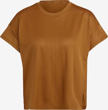 ADIDAS SPORTSWEAR Функциональная футболка 'Hiit Aeroready Quickburn ' в Коричневый: спереди