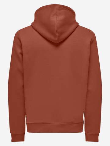 Only & Sons Sweatshirt 'Connor' in Red