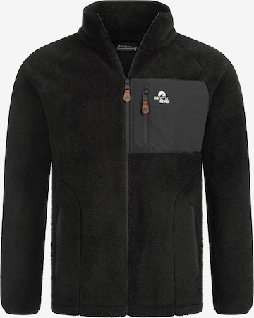 Veste en polaire fonctionnelle 'AS415' Arctic Seven en noir : devant