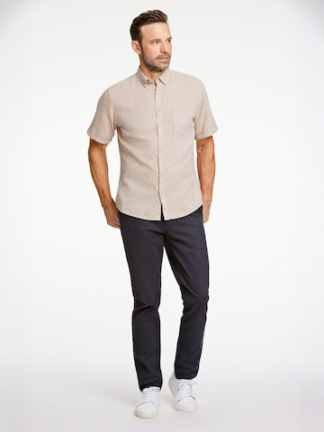 Jack's Regular fit Button Up Shirt in Beige