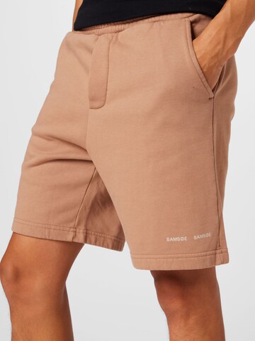 Samsøe Samsøe Regular Pants in Brown