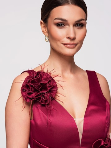 Ombre Abendkleid‌‌‌‌ in Rot