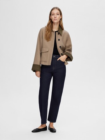 SELECTED FEMME Between-season jacket 'ASHLEY' in Beige