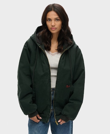 Veste mi-saison Superdry en noir : devant