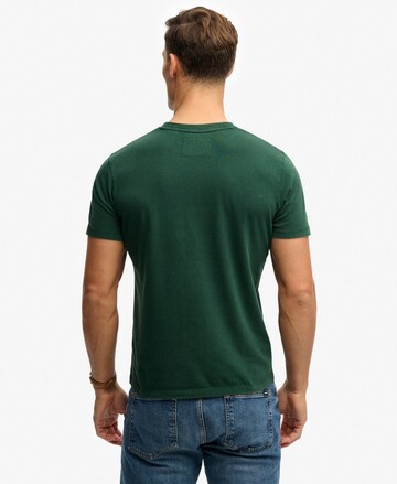 Superdry & Co Paita 'Vintage Prep' värissä vihreä