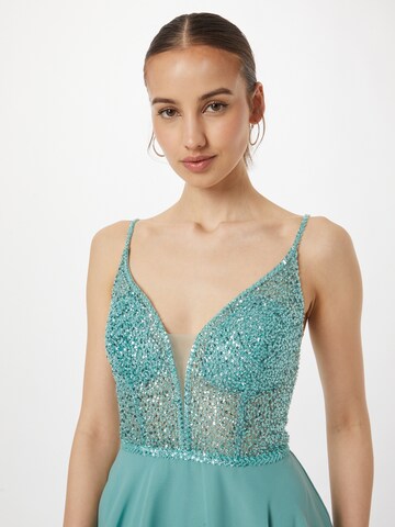 Robe de cocktail SWING en bleu