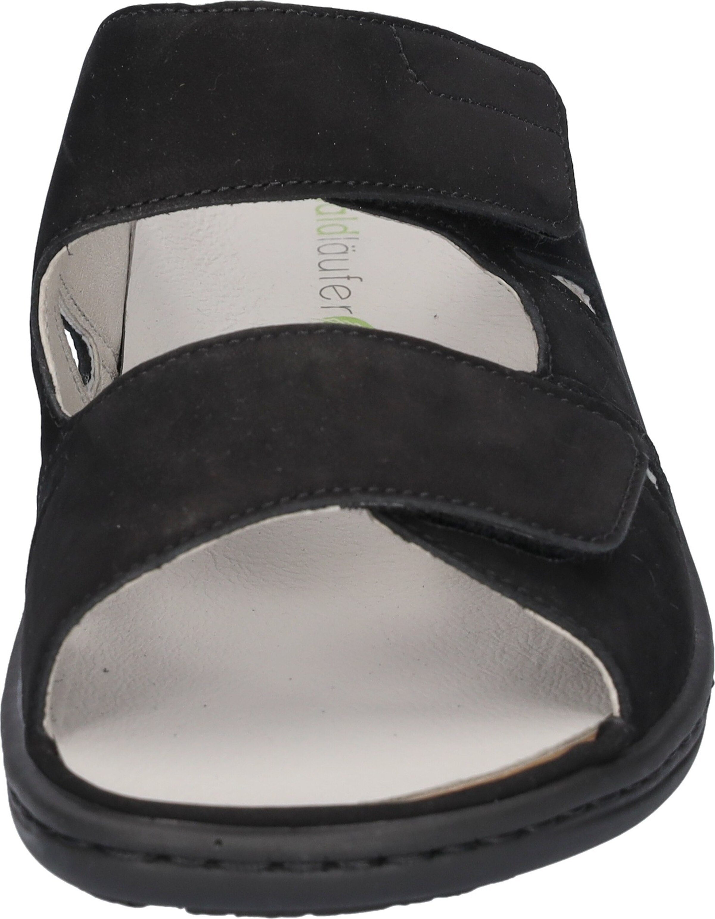 WALDLÄUFER Pantolette in Schwarz