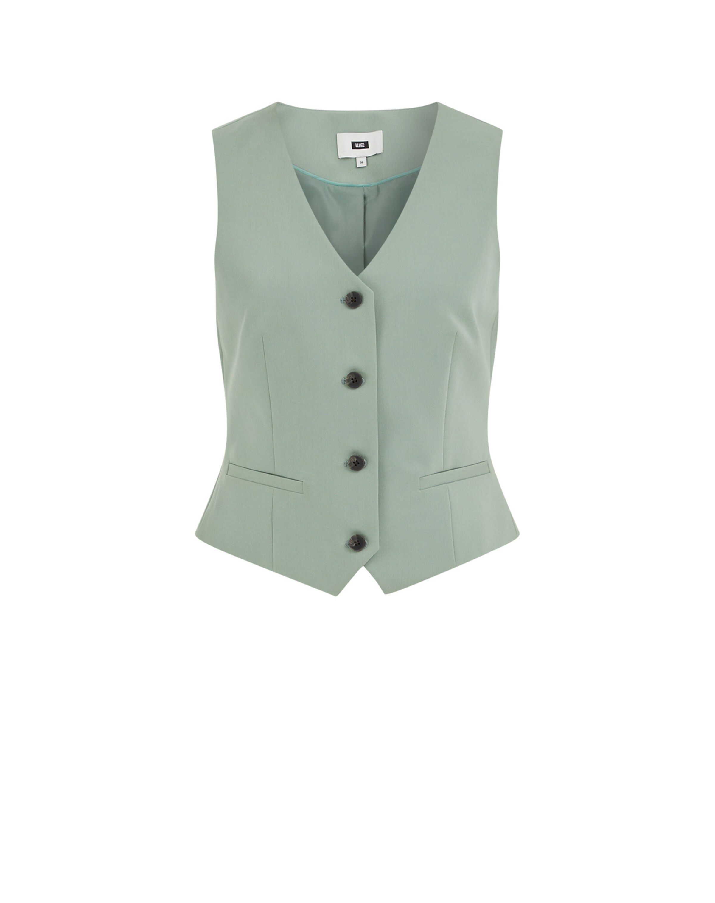 Gilet WE Fashion en vert : devant