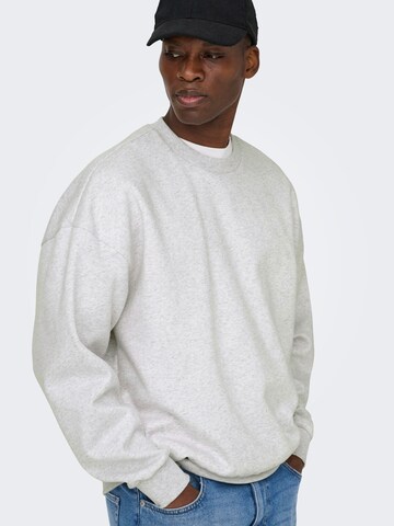 Only & Sons Sweatshirt 'ONSCeres' i grå