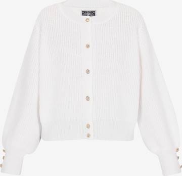 DreiMaster Maritim Oversized vest in Wit: voorkant