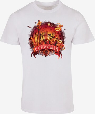 T-Shirt 'The Nightmare Before Christmas' ABSOLUTE CULT en blanc : devant