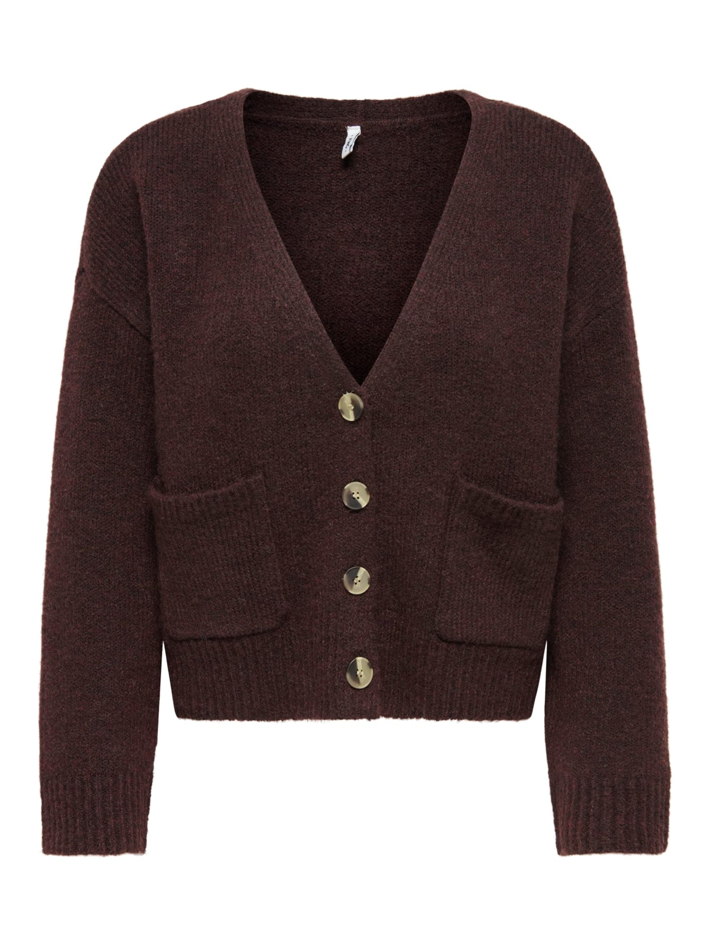 ONLY Knit cardigan in Purple: front