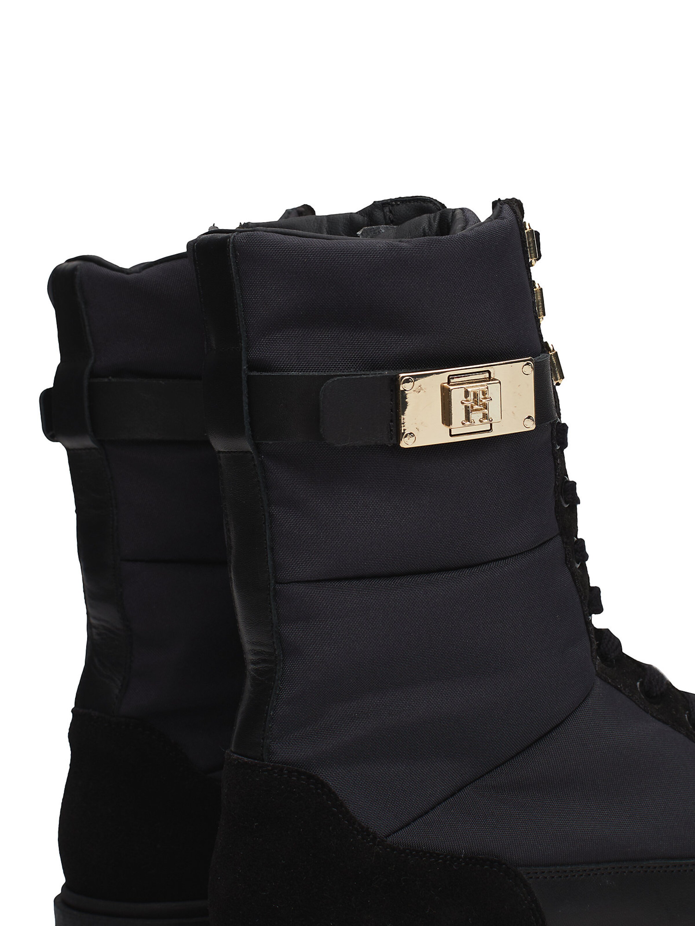 Bottines à lacets TOMMY HILFIGER en noir