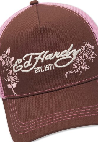 Ed Hardy Cap in Brown