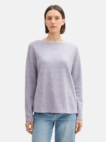 TOM TAILOR Sweatshirt in Lila: voorkant