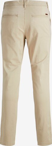 JACK & JONES Slim fit Chino Pants 'Marco Bowie' in Beige