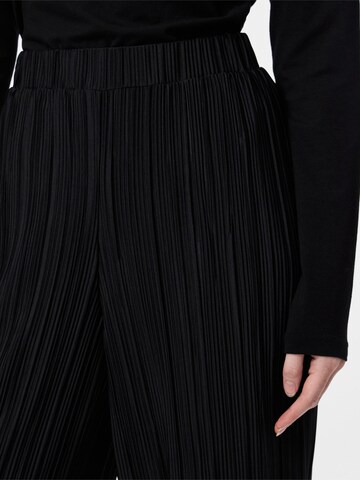 Wide Leg Pantalon PIECES en noir