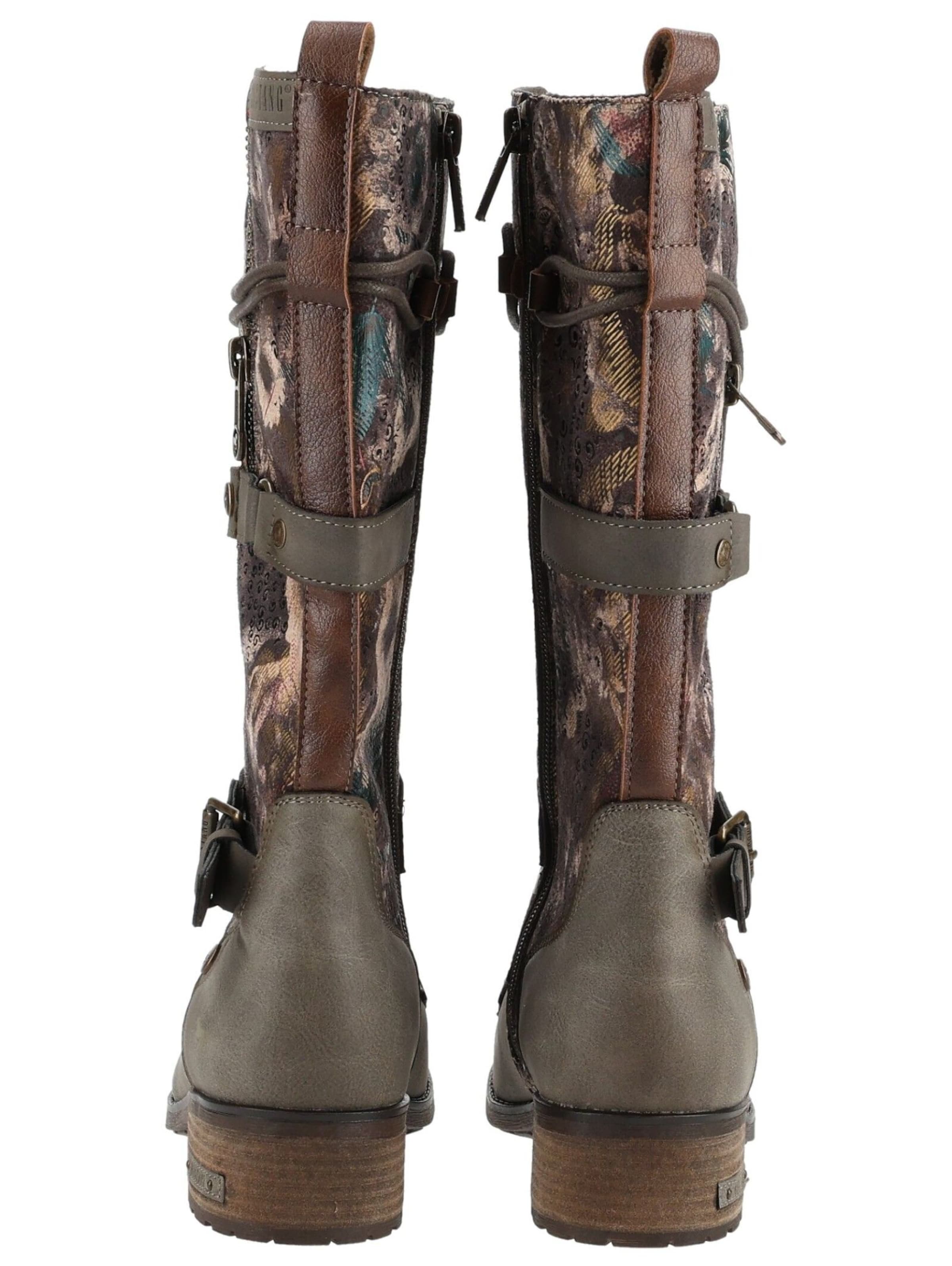 Bottes à lacets MUSTANG en vert