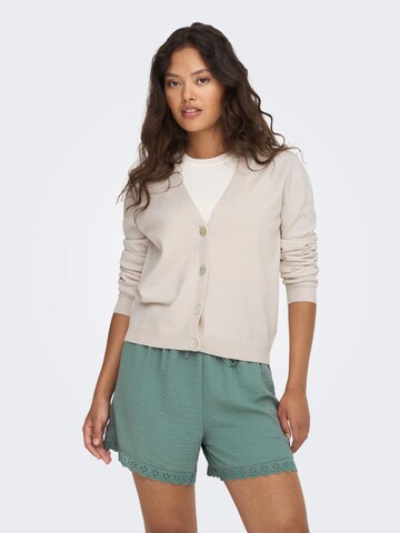 JDY Strickjacke 'Prime' in Grau: Vorderseite