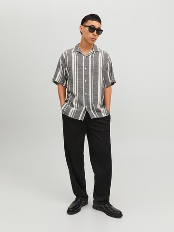 JACK & JONES - Comfort Fit Camisa 'Cabana' em preto