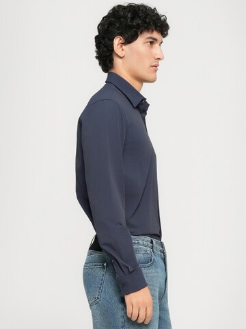 Michael Kors Regular fit Button Up Shirt in Blue