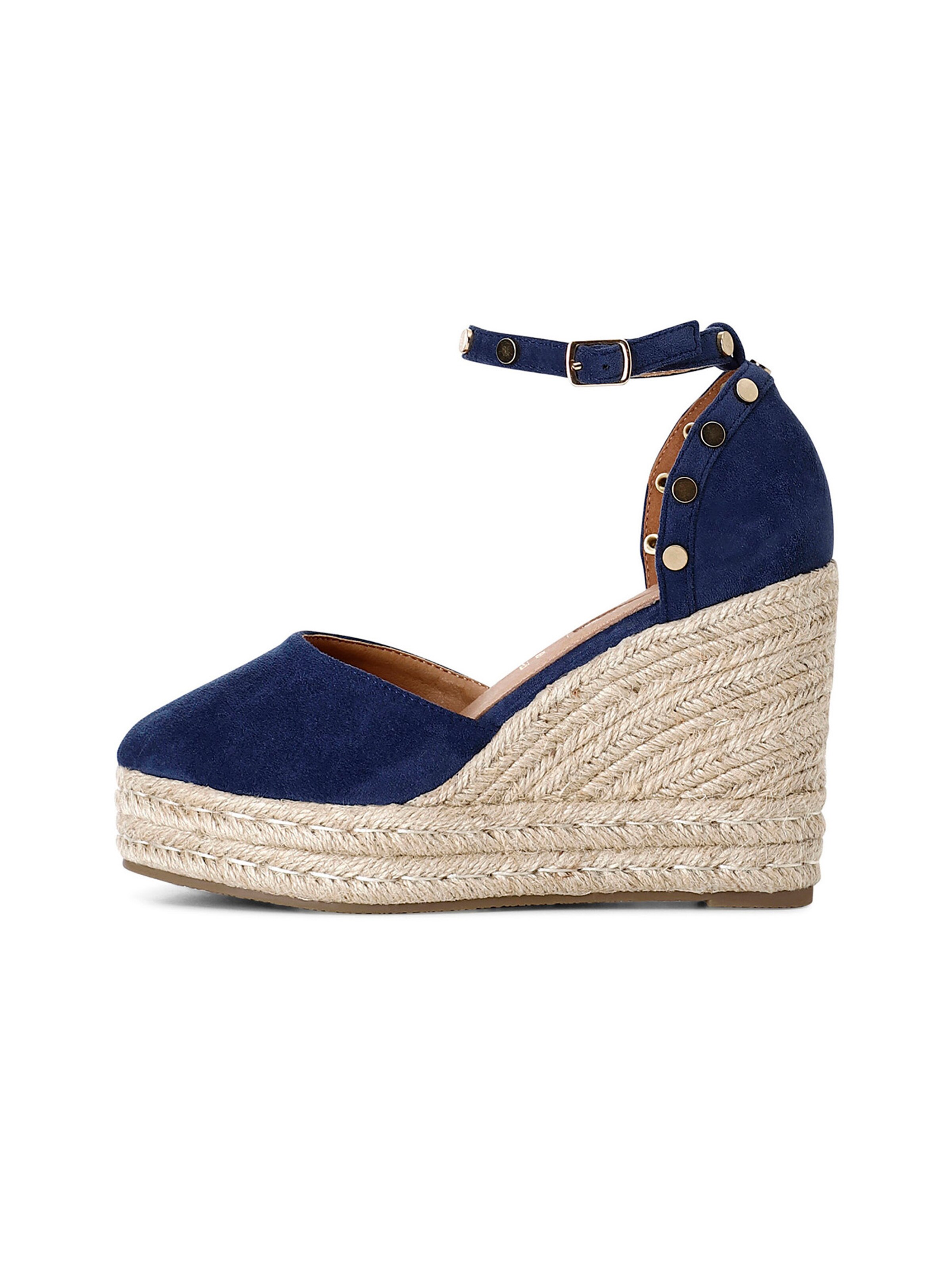 Sandalo di CAFè NOIR in blu: frontale