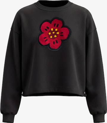 Sweat-shirt MYMO en noir : devant