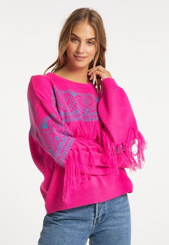 IZIA - Jersey en rosa: frente