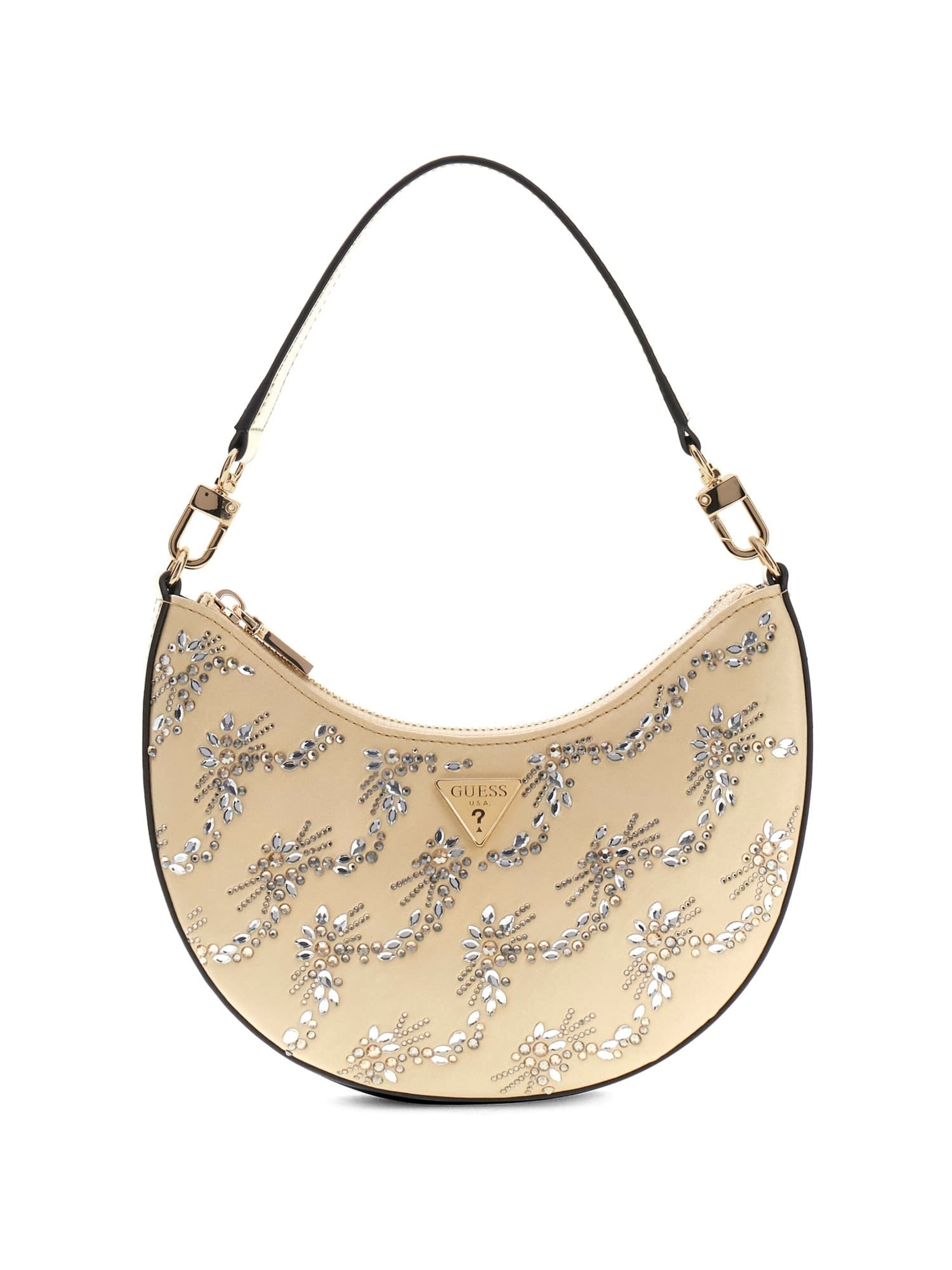GUESS Schultertasche 'Tasmin' in Beige: Vorderseite