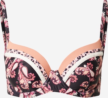 Push-up Reggiseno di LingaDore in nero: frontale