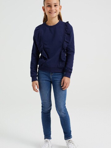 WE Fashion - Sweatshirt em azul