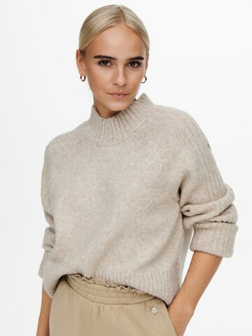 Pull-over 'Macadamia' ONLY en beige