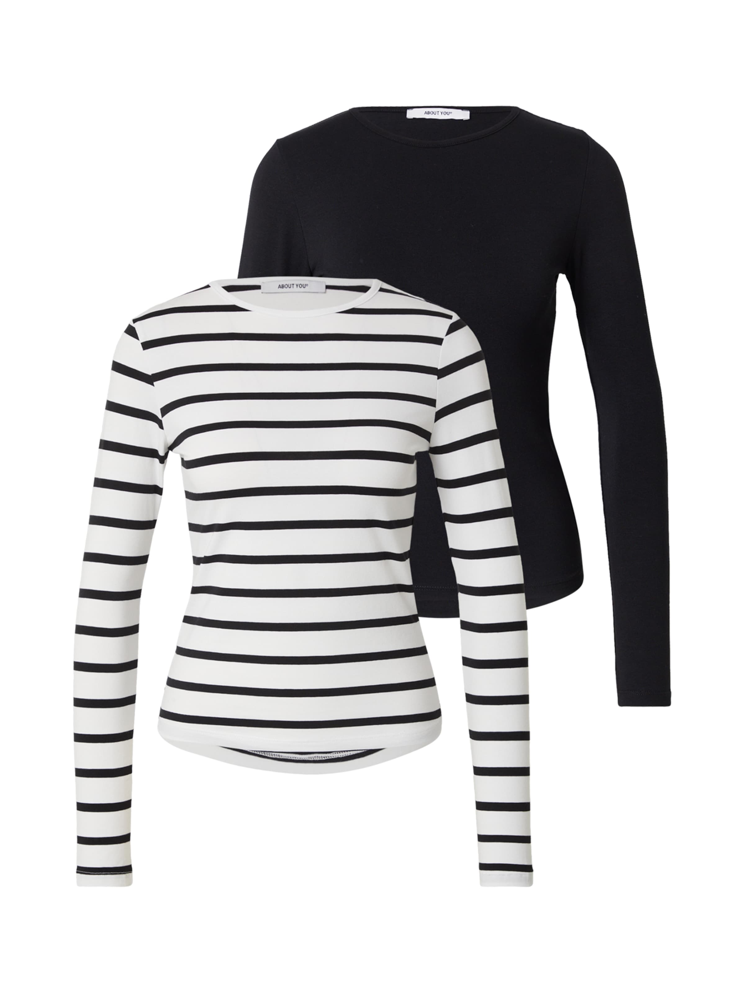 ABOUT YOU - Camiseta 'Layla' en negro: frente