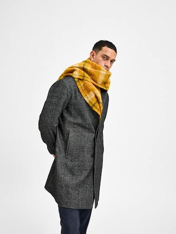 SELECTED HOMME Between-Seasons Coat 'Hagen' in Grey