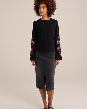 WE Fashion Pullover in Schwarz