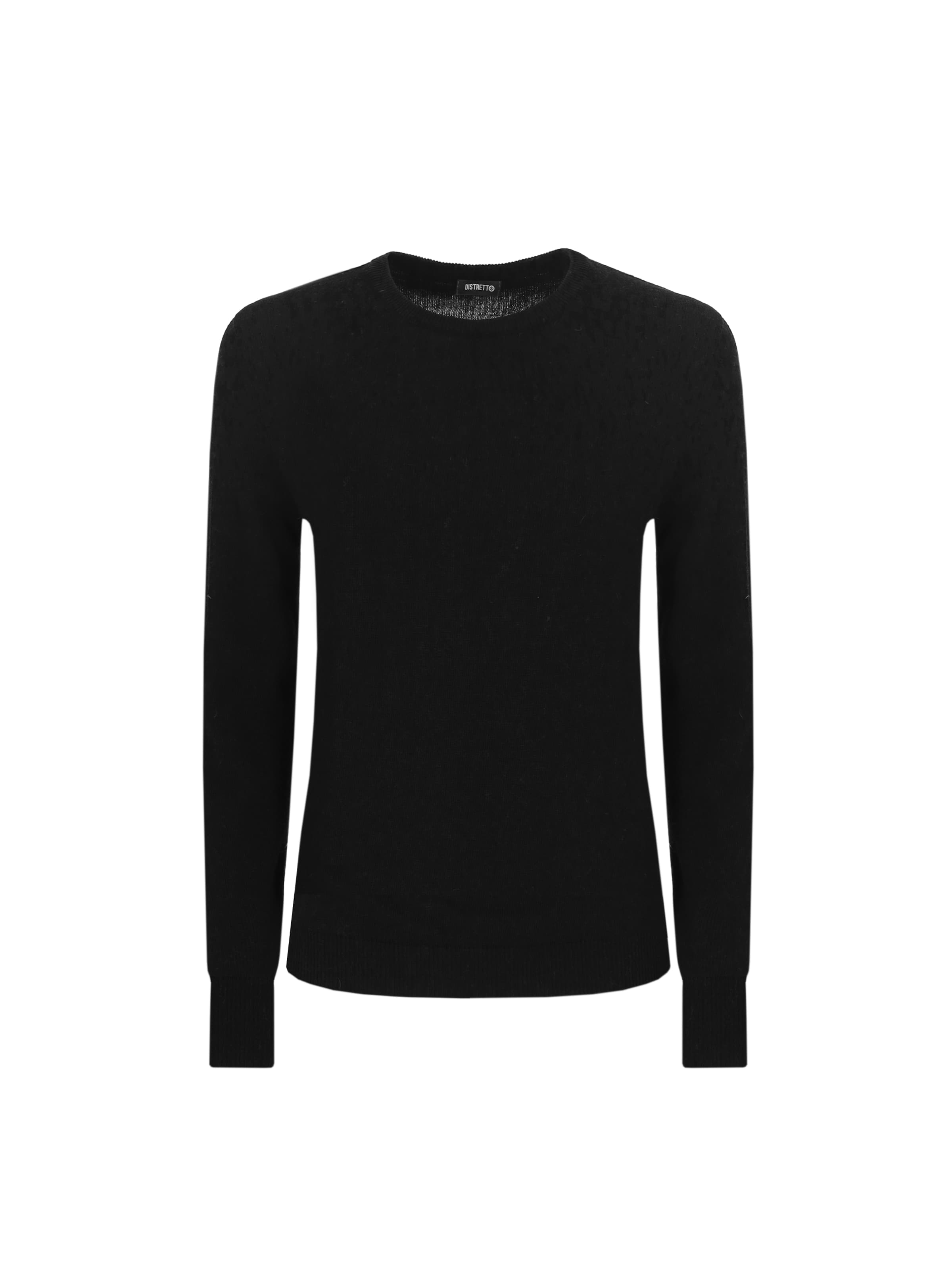 Distretto12 Sweater 'Geppi' in Black: front