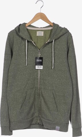 REPLAY Sweatshirt & Zip-Up Hoodie in XL in Green: front