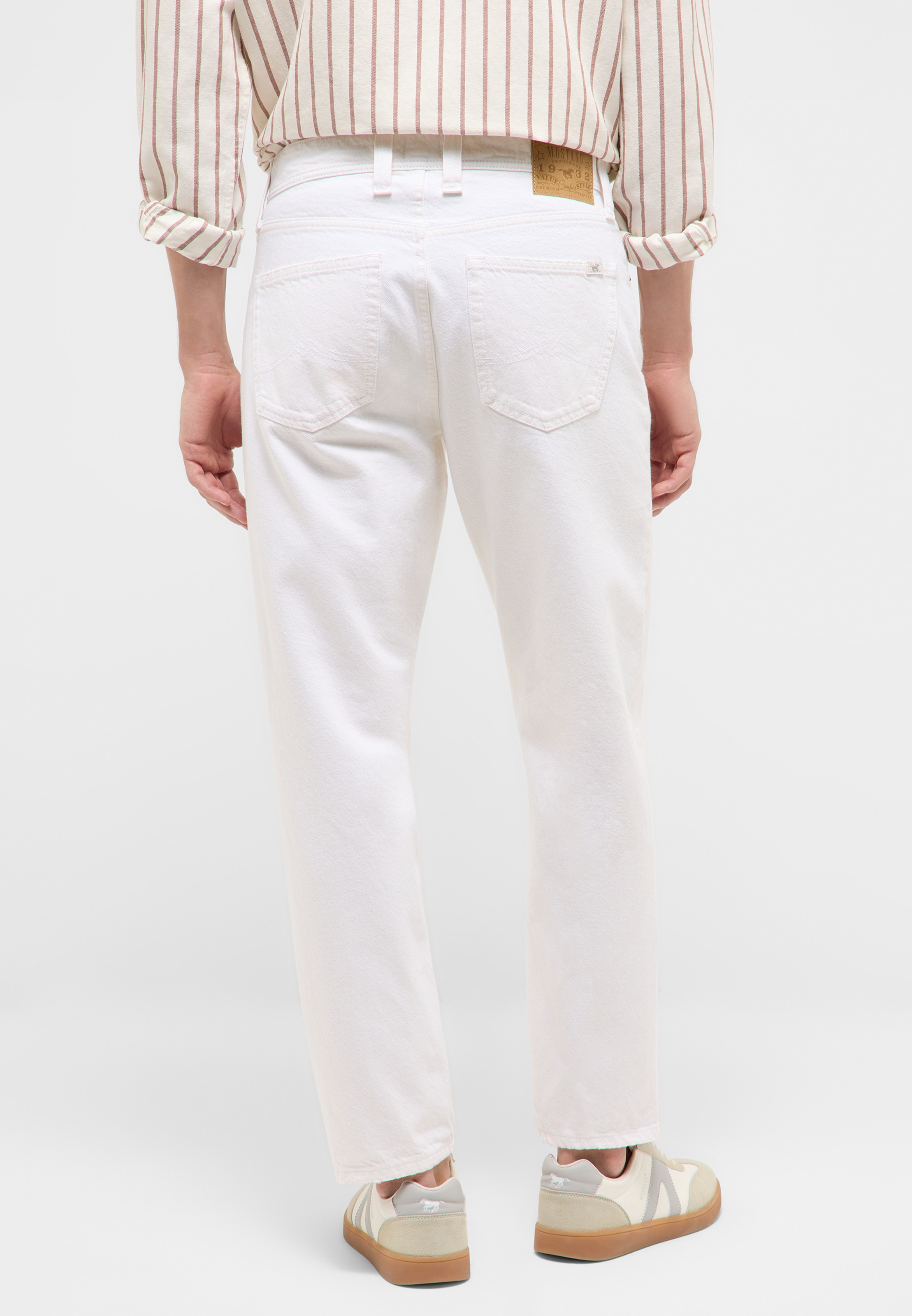 MUSTANG Slimfit Jeans 'Denver' in Weiß