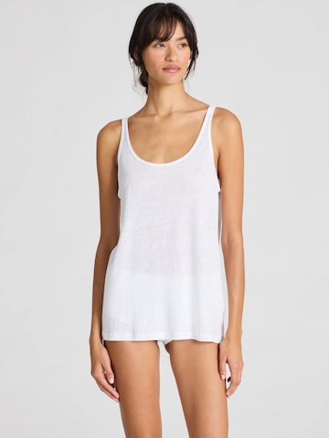 Maillot de corps ' Synne ' Gai+Lisva en blanc : devant
