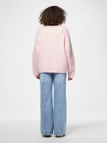 Pull-over 'PCPam' PIECES en rose