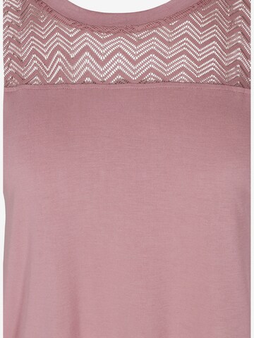 Zizzi Shirt 'Eraina' in Roze