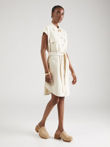 VILA Shirt Dress 'TILO' in Beige: front