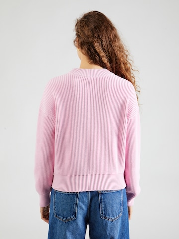 HUGO Blue Pullover 'Sloger' in Pink