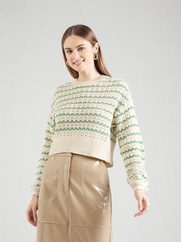 Pull-over 'ASA' ONLY en beige : devant