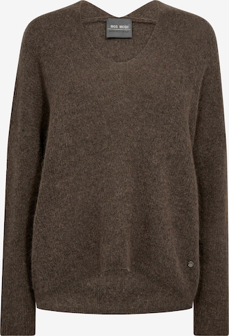 Pull-over 'MMThora' MOS MOSH en marron : devant