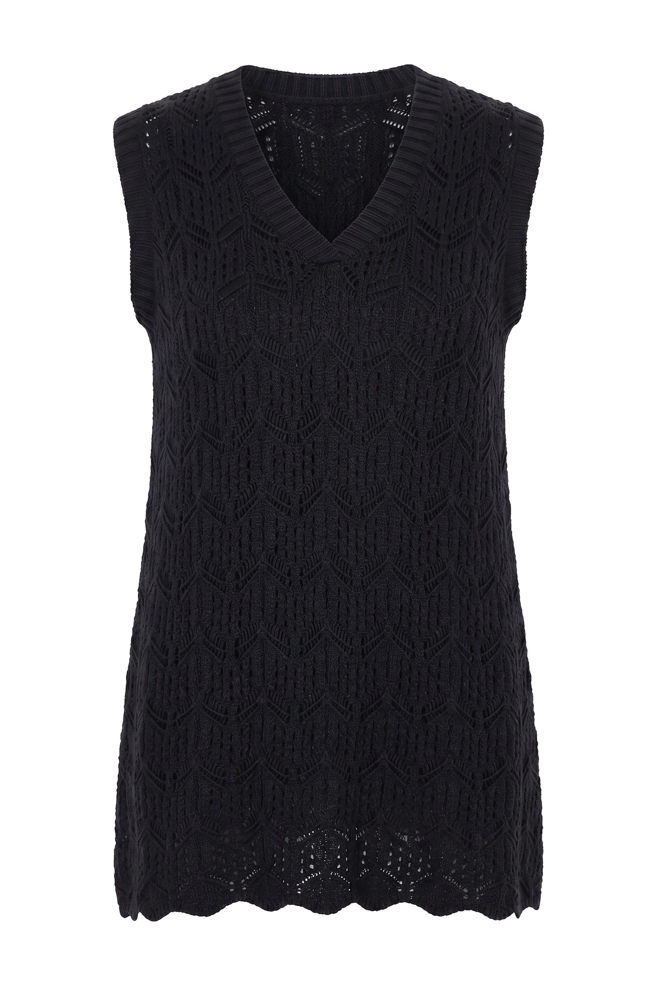Angel of Style Pullover in Schwarz: Vorderseite