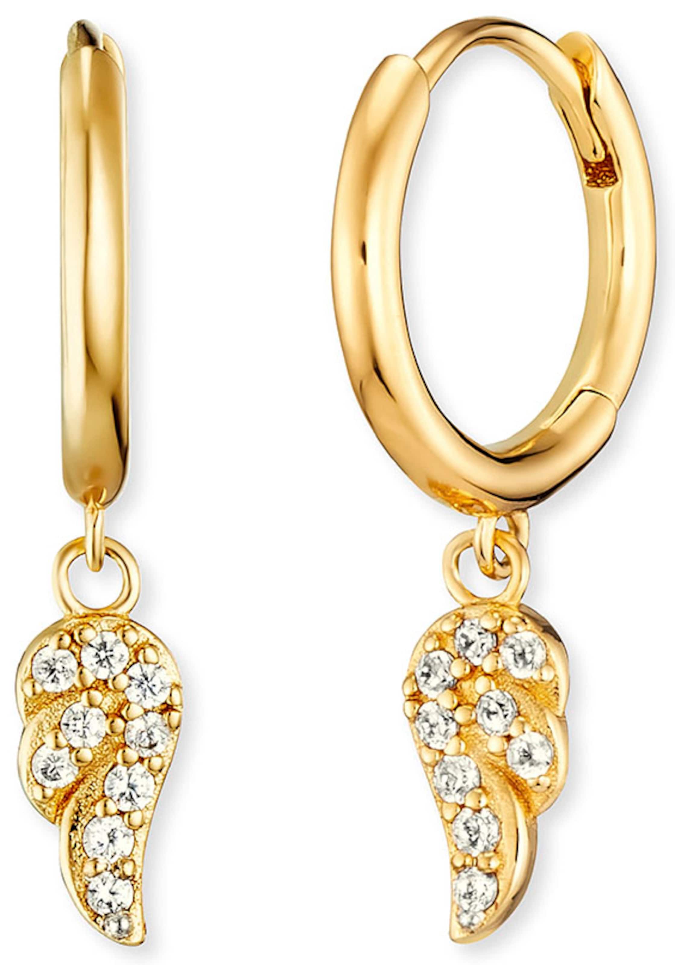 Engelsrufer Earrings in Gold: front