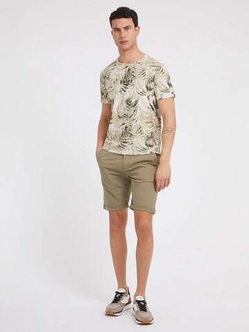 GUESS Slim fit Chino trousers 'Myron' in Green