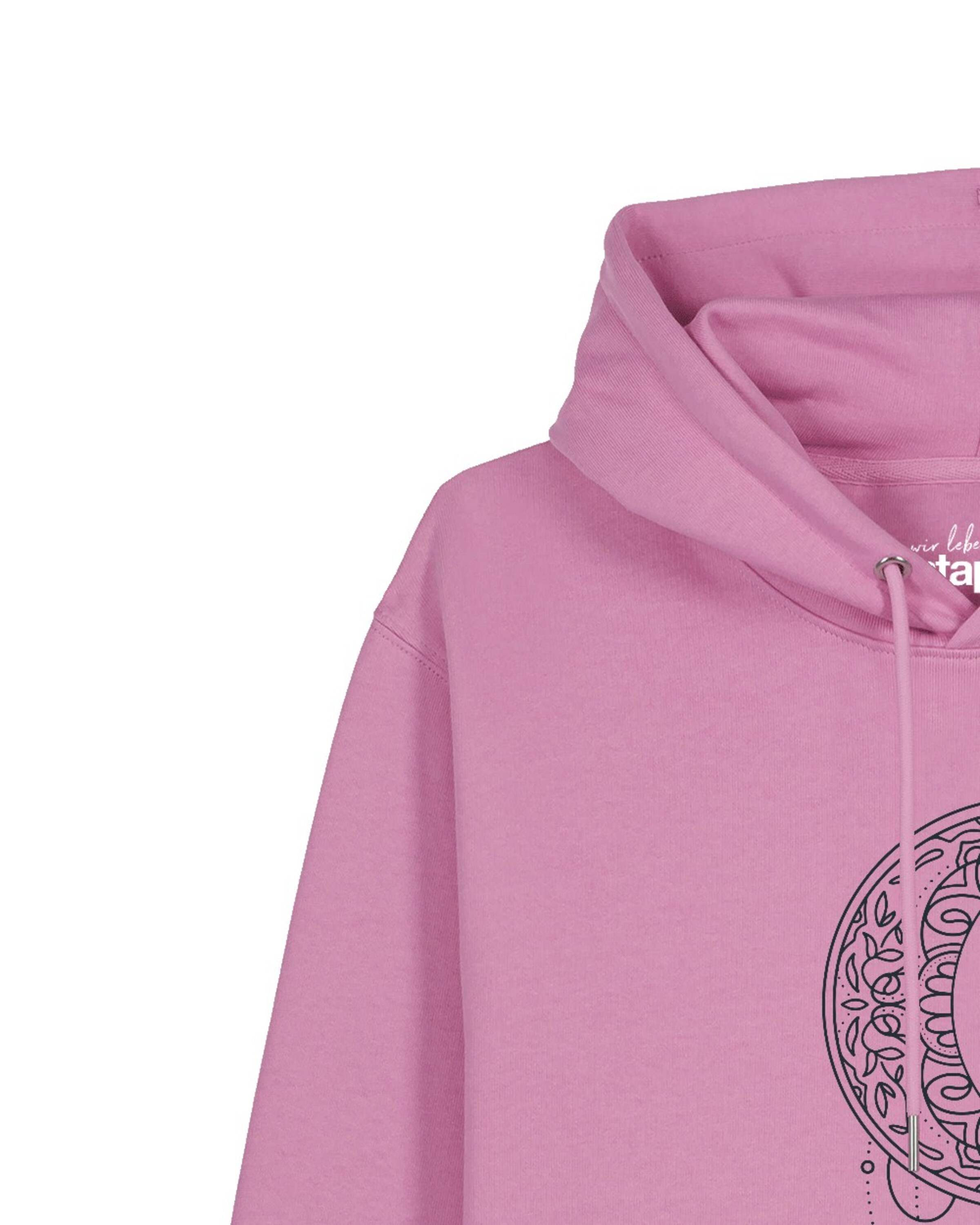 Felpa 'Mandala Moon' di Watapparel in rosa